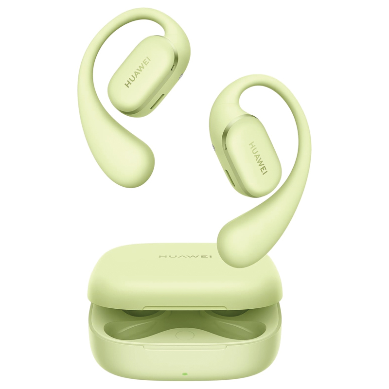 HUAWEI FreeArc – Green (Secure Fit and Comfort / IP57 Water Resistance / Dynamic Bass / 28 Hours Playtime / Sports Earphones / Headset for Running Workout Driving / iOS & Android) – (Huawei Sports Gift Box)