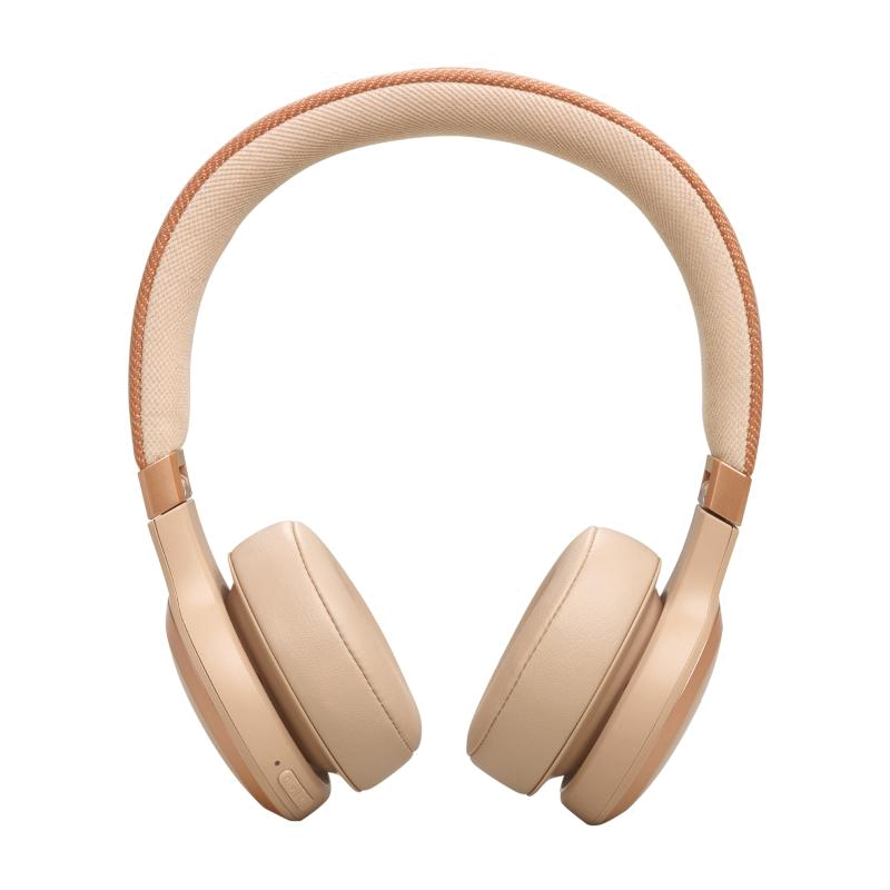 JBL Live 670NC Wireless Over-Ear Headphones | Adaptive Noise Cancelling | True Wireless | 65 Hours Battery Life | Hi-Res Audio | Beige