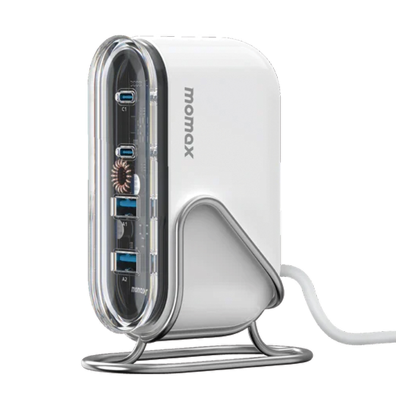MOMAX 1-Charger Flow PD 80W 4 Ports Gan Desktop Charger